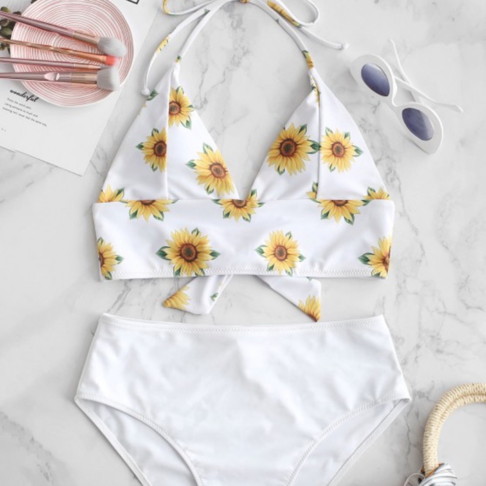 ZAFUL sunflower bikini